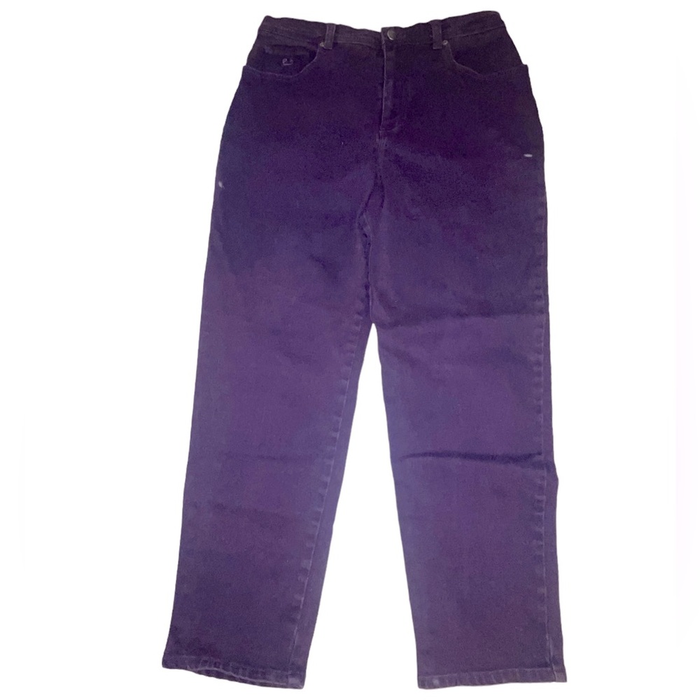 Women’s Gloria Vanderbilt Purple Jeans Size 16 Short EUC